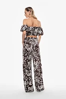 Floral Printed Tousers