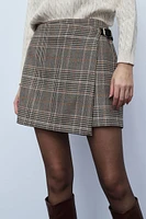 Plaid Wrap Skirt