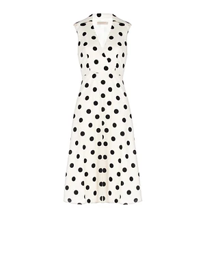 Sleeveless Polka Dot Dress