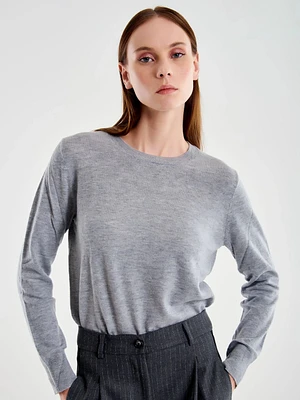 Fine Knit Wool Sweater