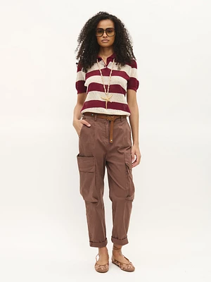 Belted Cargo Pants