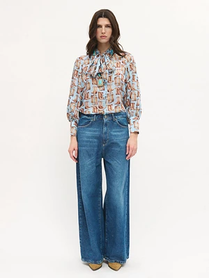 Oversized Back Pocket Jeans