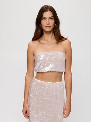 Sequin Tube Top