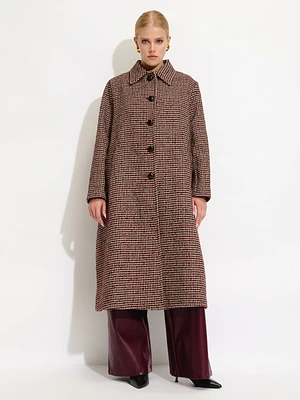 Classic Houndstooth Coat