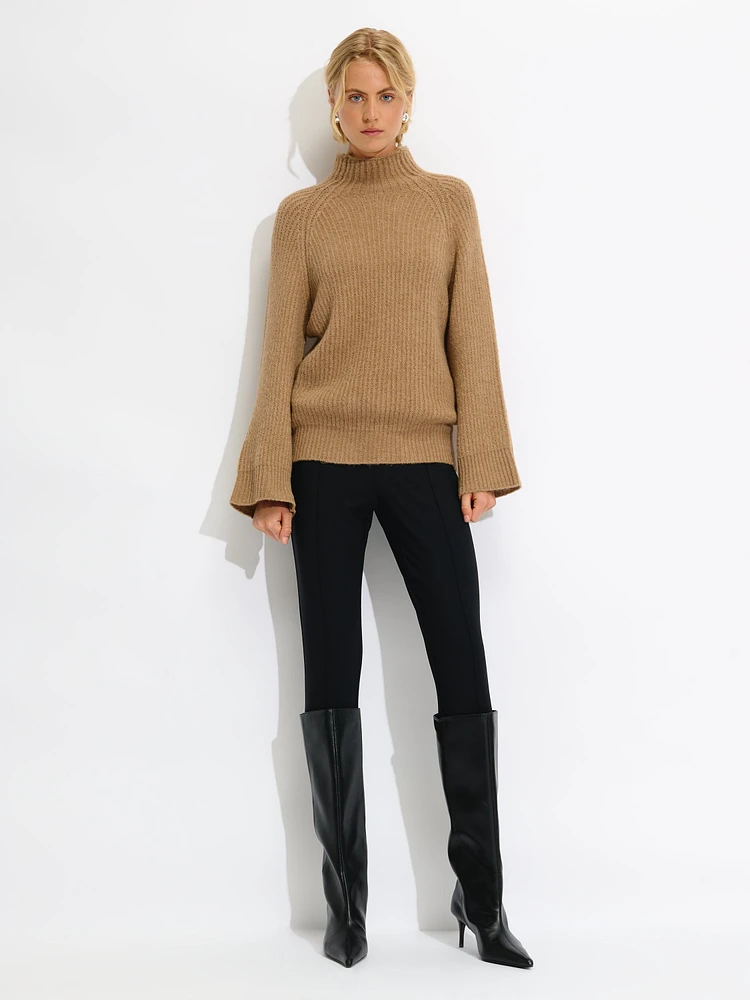 Bell Sleeve Knit Sweater