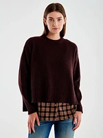 Mix Ribbed Sweater