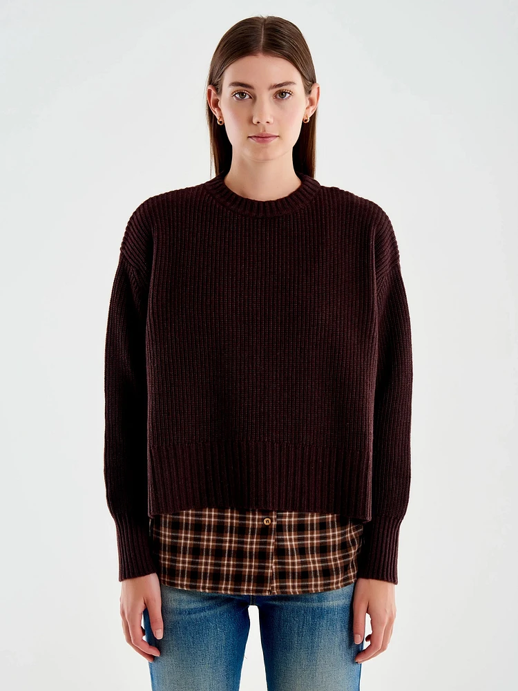 Mix Ribbed Sweater