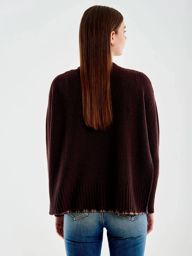 Mix Ribbed Sweater