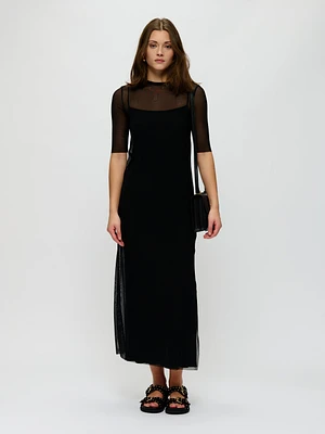 Mesh Maxi Dress