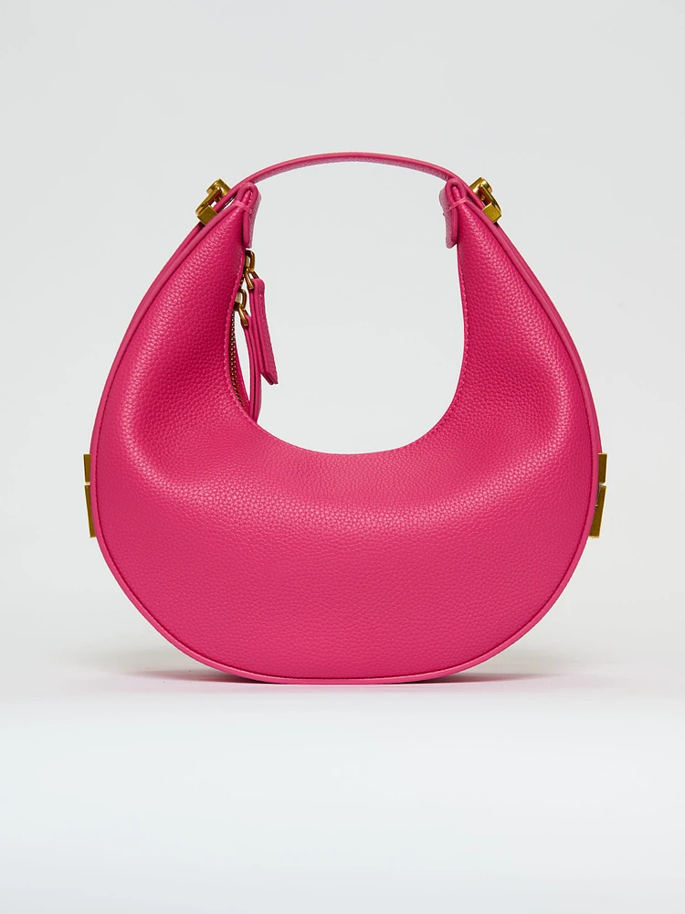 Half Moon Top Handle Bag