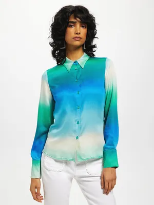 3-Tone Gradient Blouse