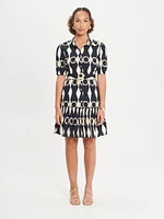 Printed Flouncy Dress