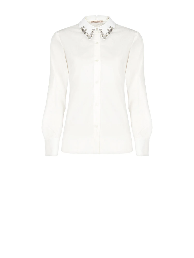 Embellished Collar Blouse