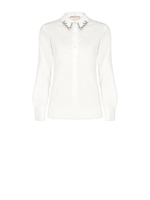 Embellished Collar Blouse