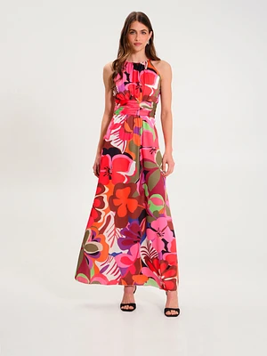 Maxi Dress with Floral Print