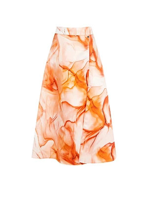 Marble Print Skirt