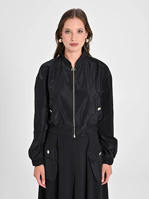 Blouson aviateur en taffetas