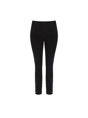 Slim-fit Trousers with Technical Fabric