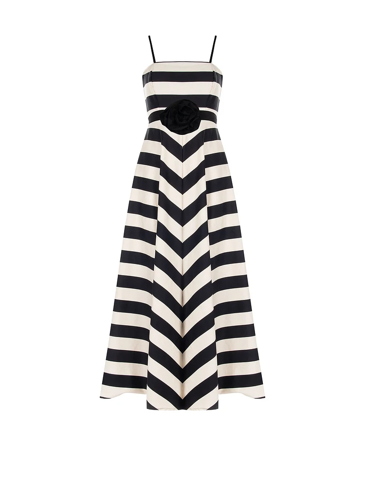 Striped Midi Dress