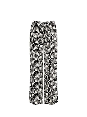 Geometrical Palazzo Trousers