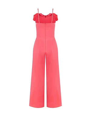 Gathered Strappy Jumpsuit