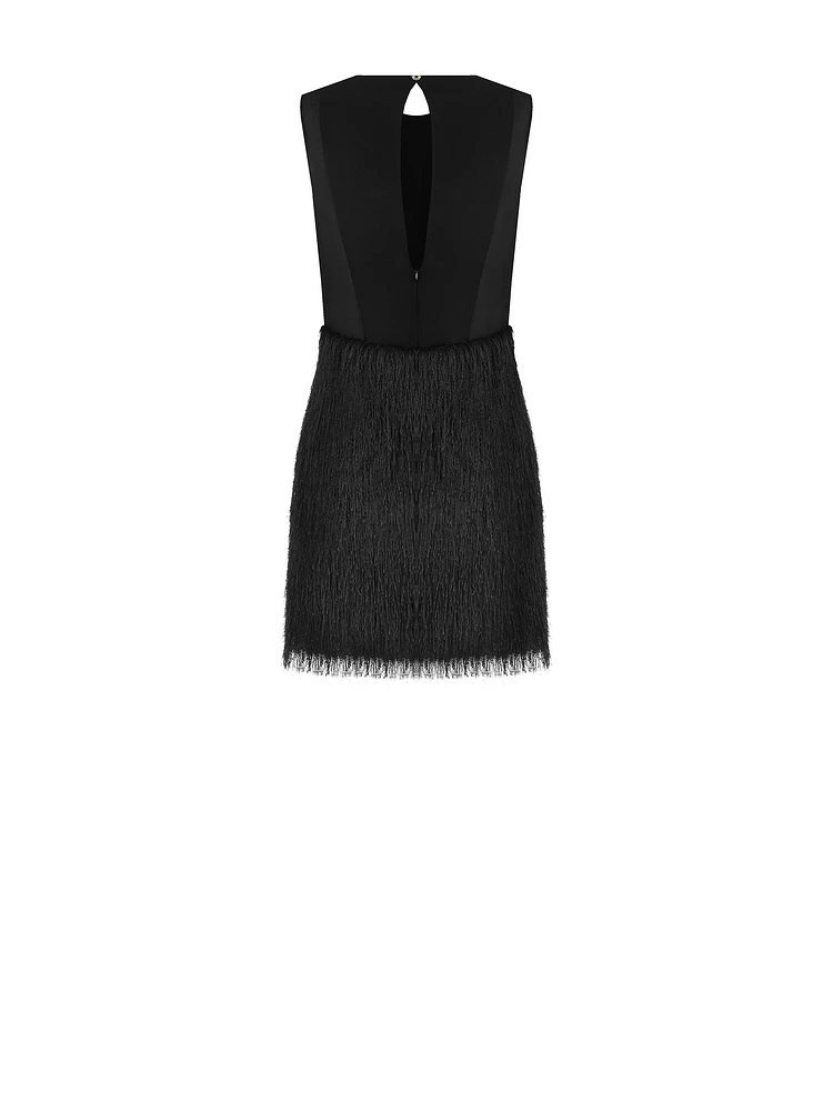 Mini-robe à franges