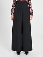 Pantalon large noir