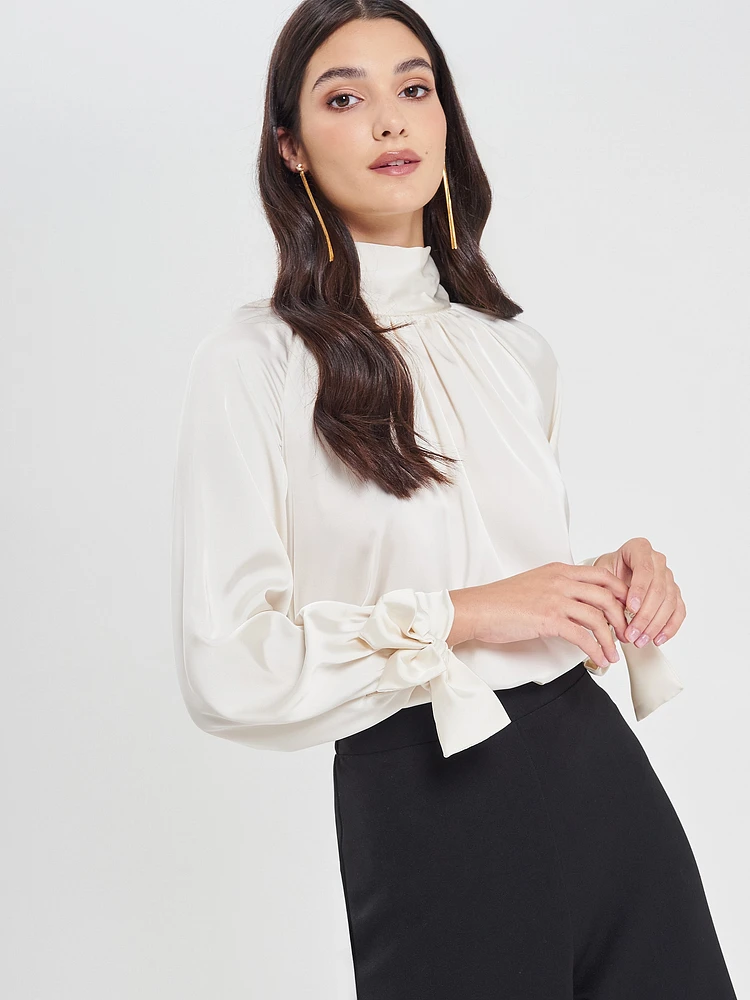 Mock Collar Blouse