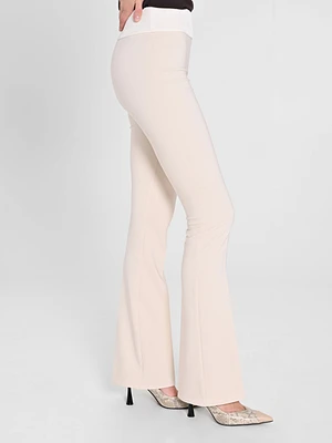 Pantalon de smoking beige