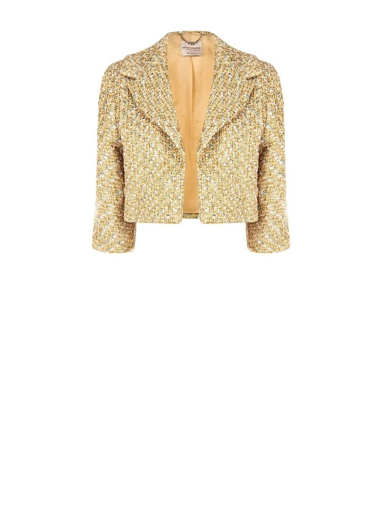 Cropped Tweed Jacket