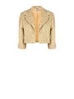 Cropped Tweed Jacket