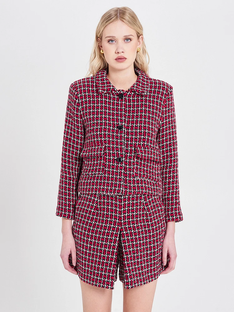 Veste courte en tweed Holiday