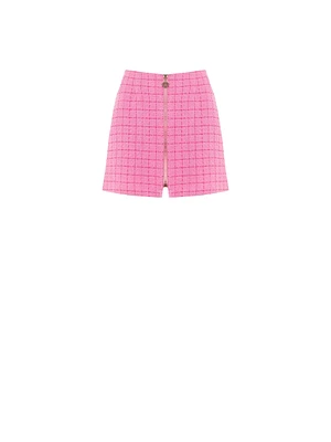 Tweed A-line Mini Skirt