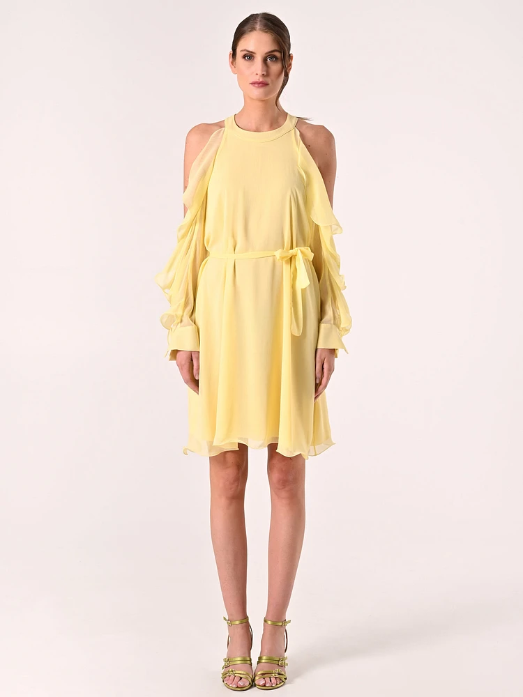 Yellow Flouncy Dress