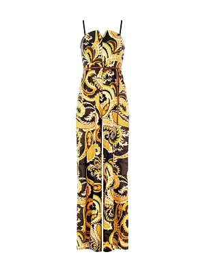 Satin Palazzo Jumpsuit