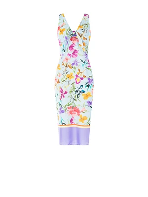 Floral Satin Dress