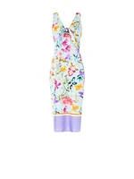 Floral Satin Dress
