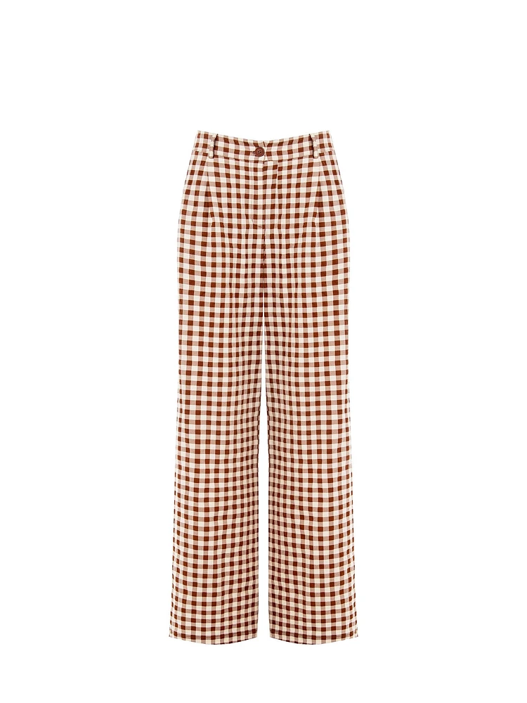 Pantalon Palazzo en satin
