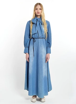 Denim Maxi Dress