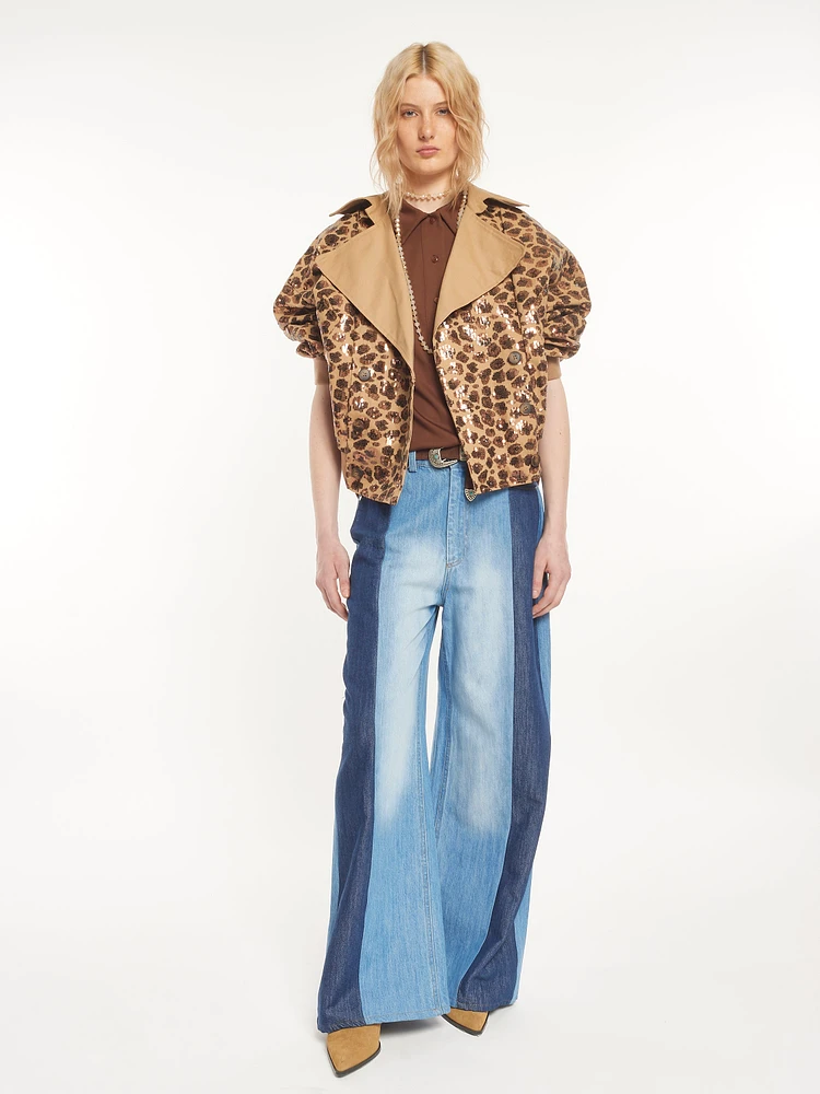 Sequin Leopard Jacket