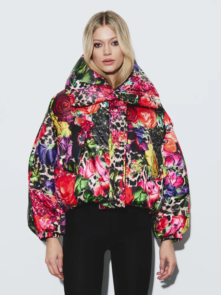 Printed oversized jacket