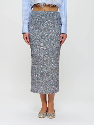 Sequins A-Line Skirt