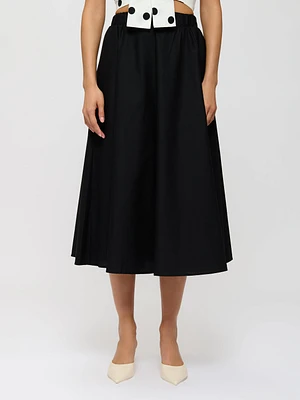 A-line Cotton Skirt