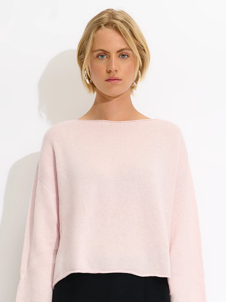 Pull en maille fine cachemire