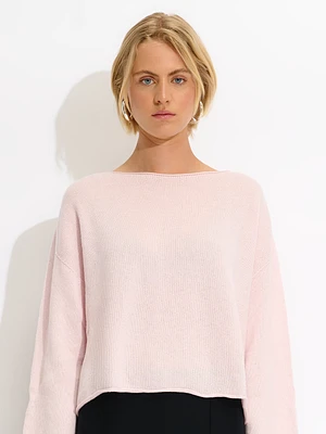 Pull en maille fine cachemire
