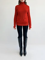 Chunky Mock Neck Sweater