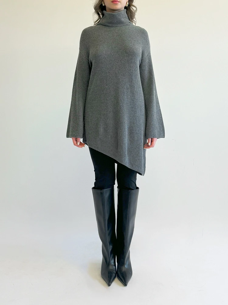 Asymmetrical Knit Sweater