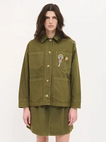Shirt Jacket With Patches