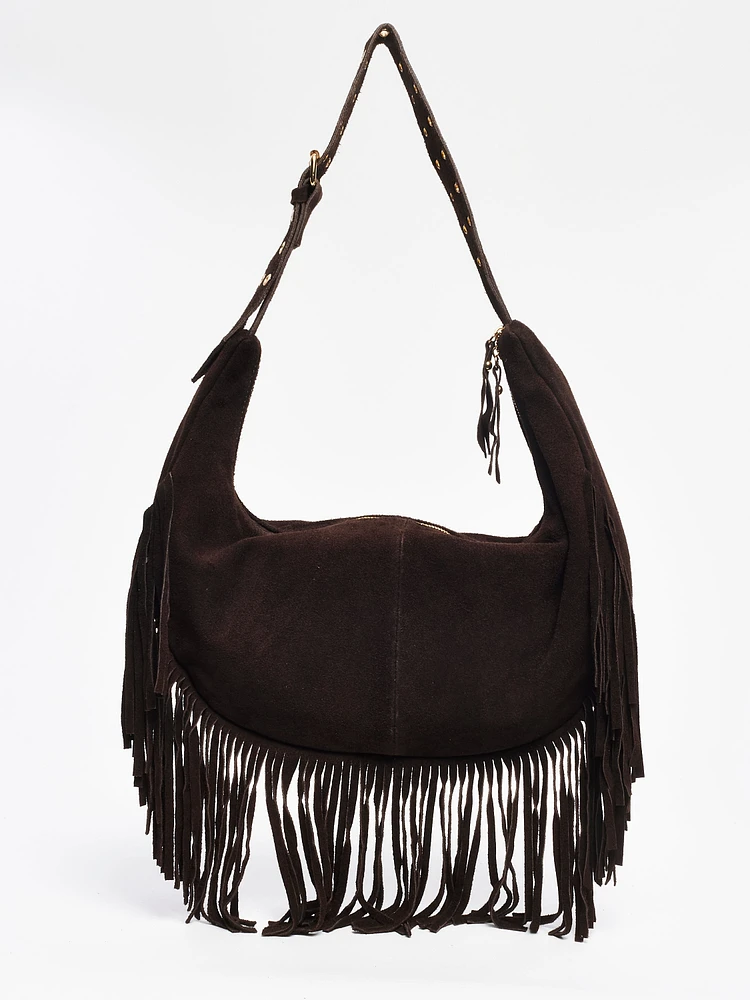 Hippie Fringe Tassle Cross-body Bag