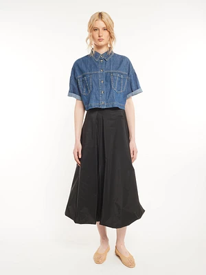 Balloon Midi Skirt